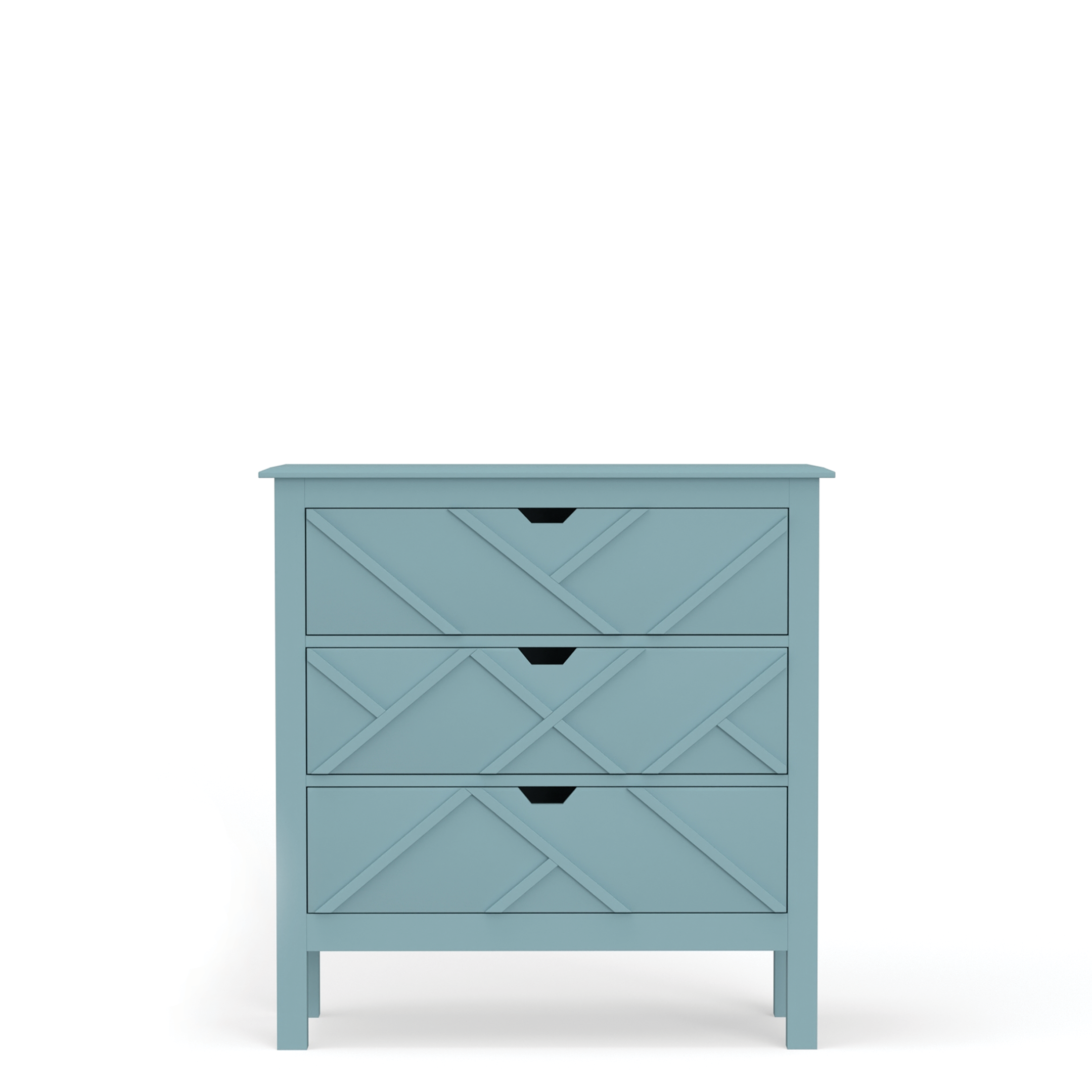 Lattice 3-Drawer Dresser
