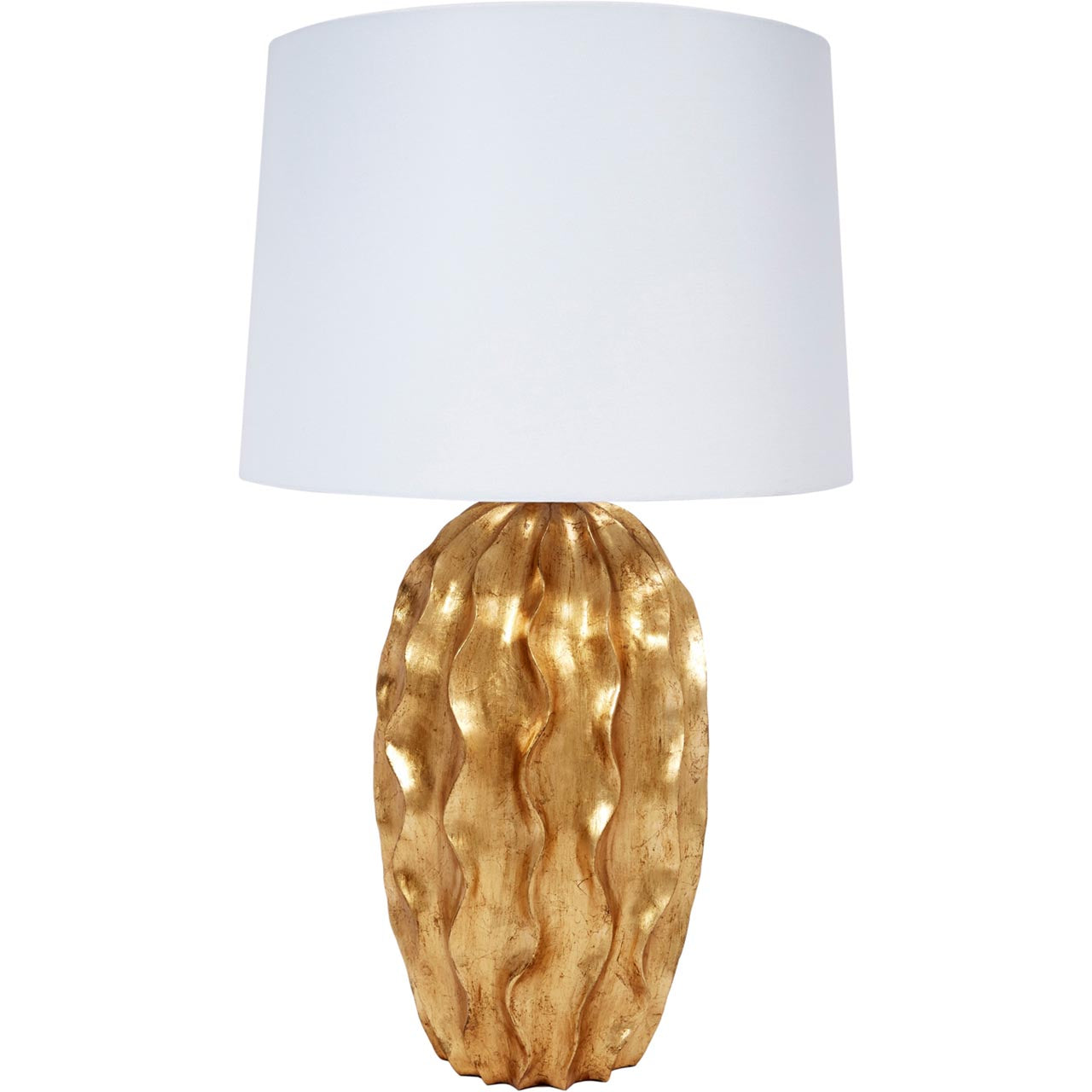 Banana Leaf Table Lamp Gold Table Lamps Maine Cottage®