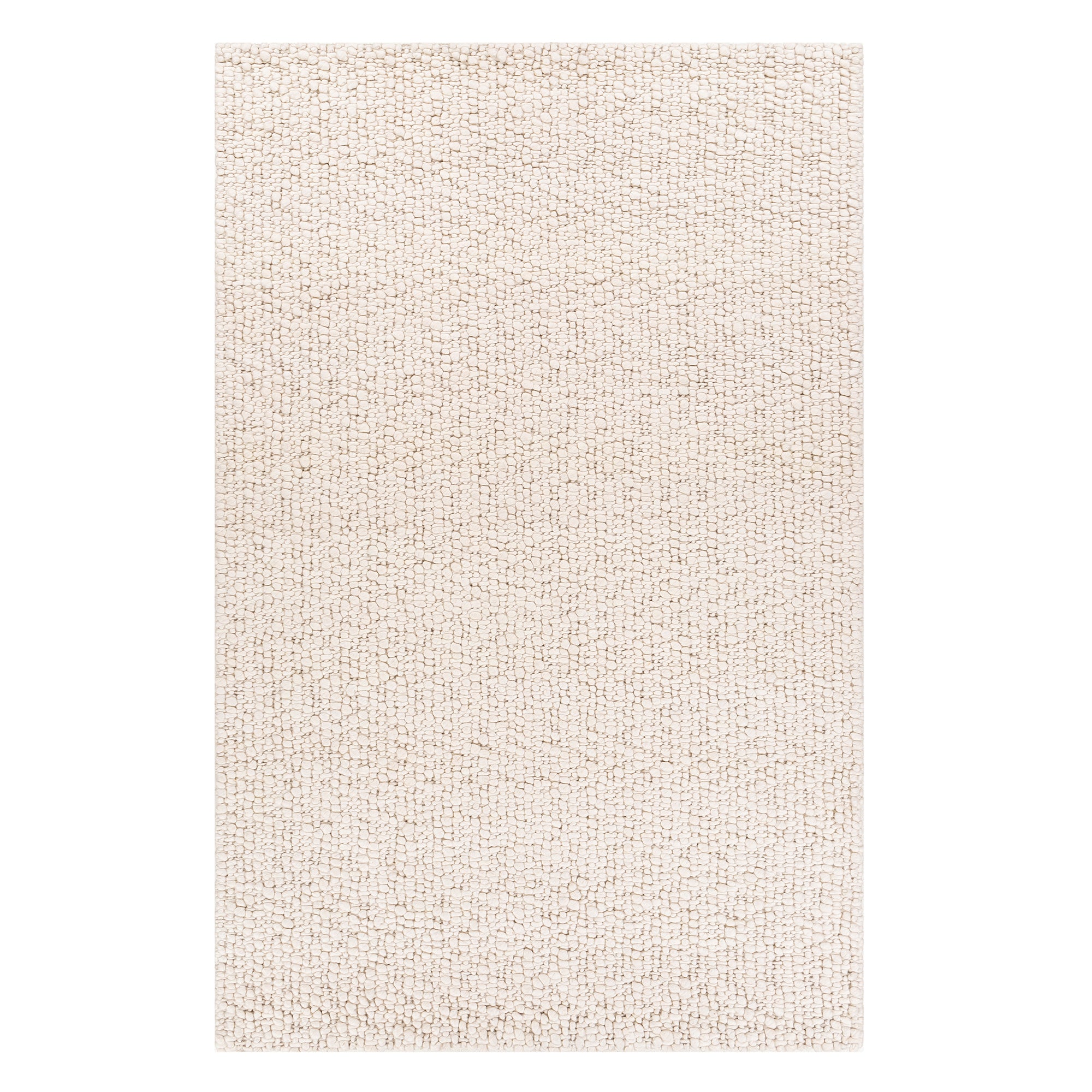Hand Knotted Wool Rug: Cream – Maine Cottage