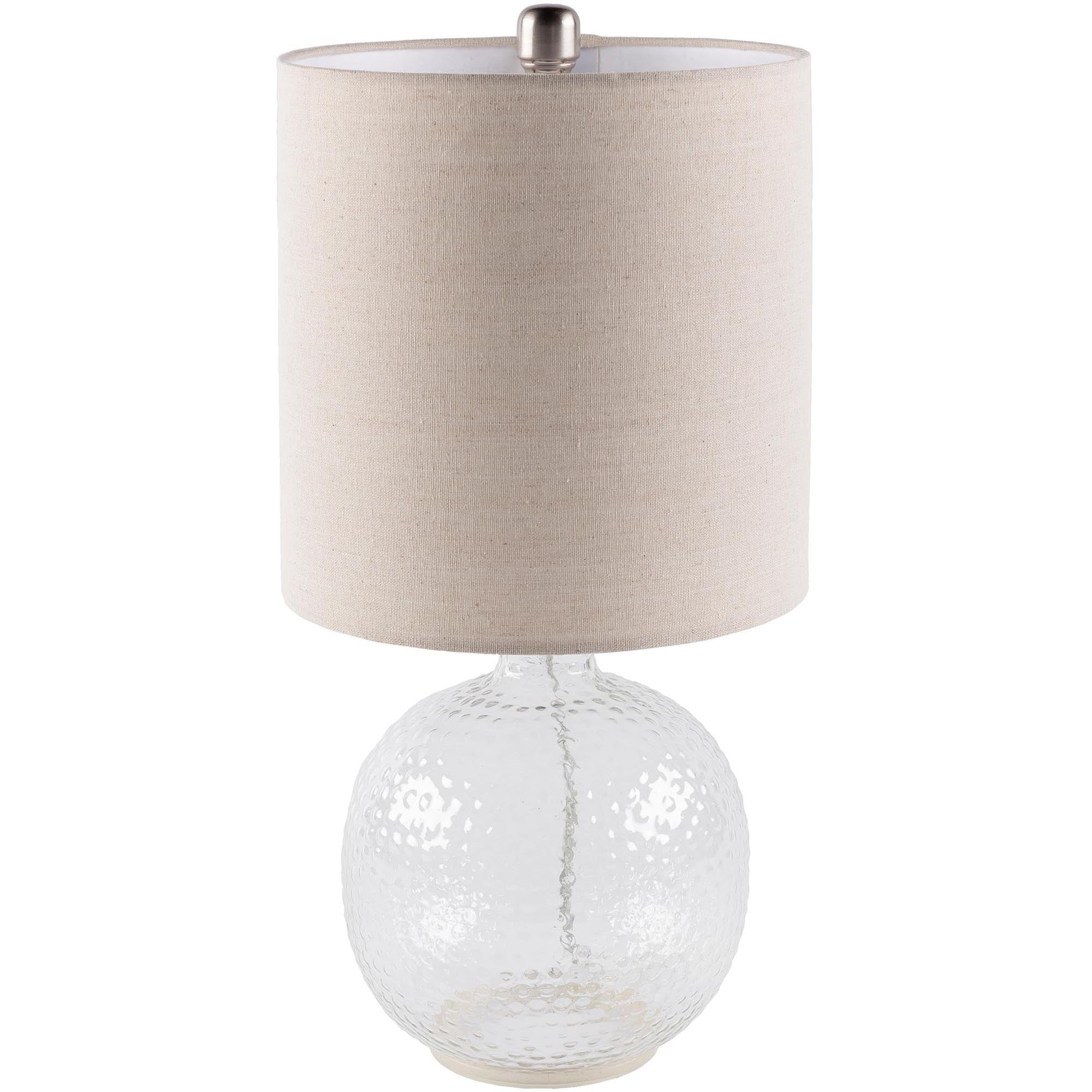 Sea Urchin Glass Table Lamp Clear