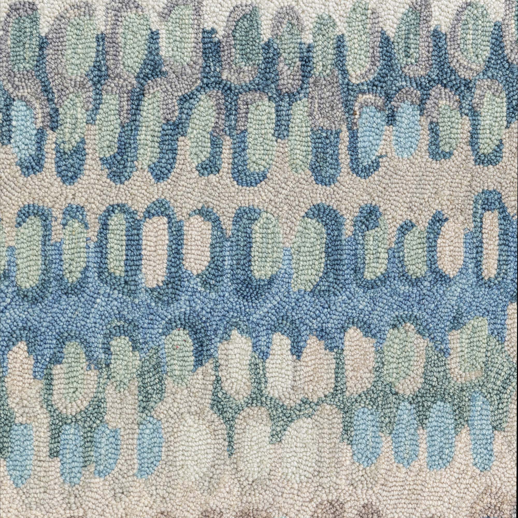 Maine Cottage Paint Chip Blue Micro Hooked Wool Rug | Maine Cottage¨ 