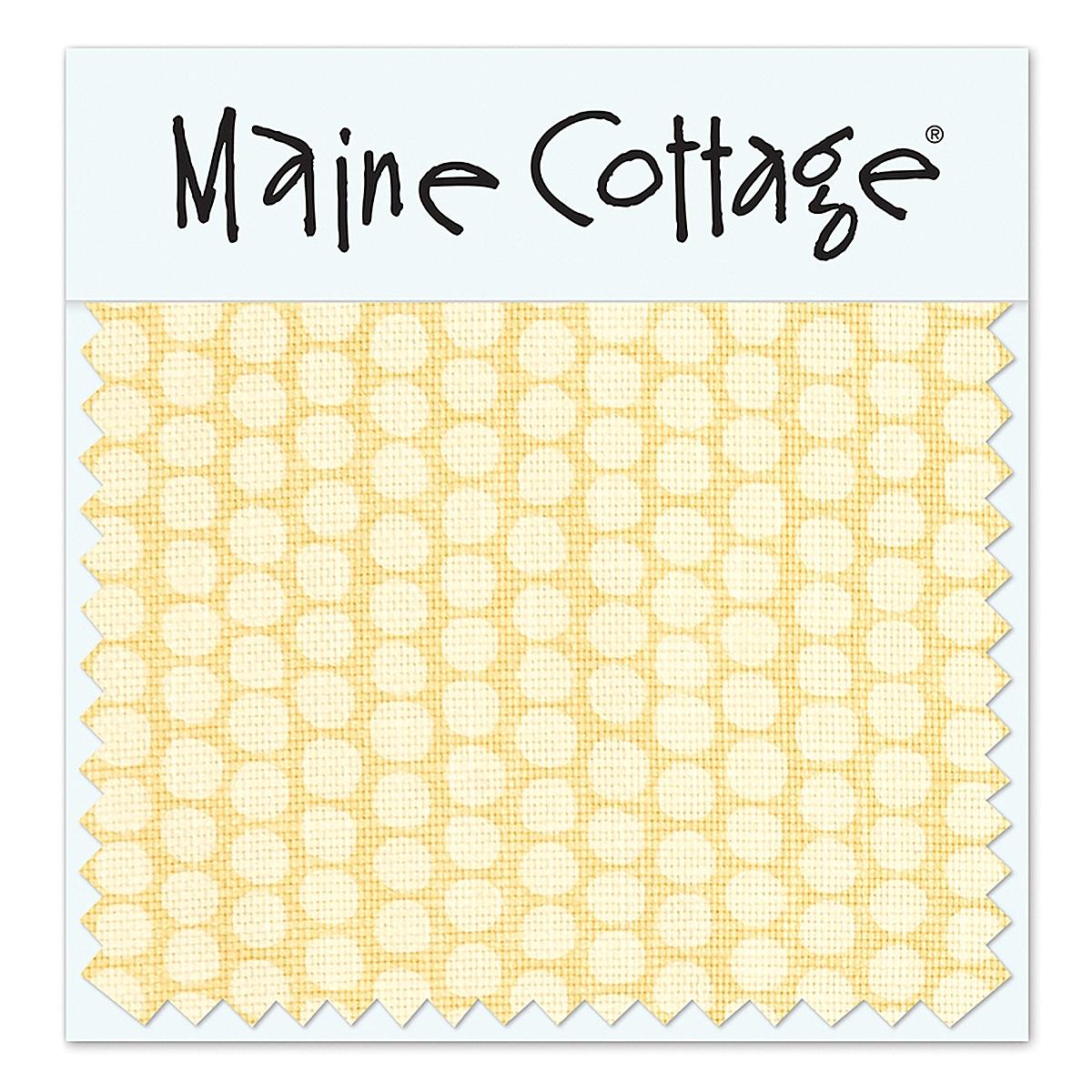 Maine Cottage Hotty Dotty: Ale Fabric Sample | Maine Cottage® 