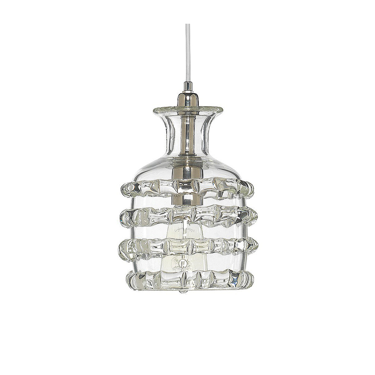 Maine Cottage Ribbon Pendant Small - Clear | Maine Cottage® 