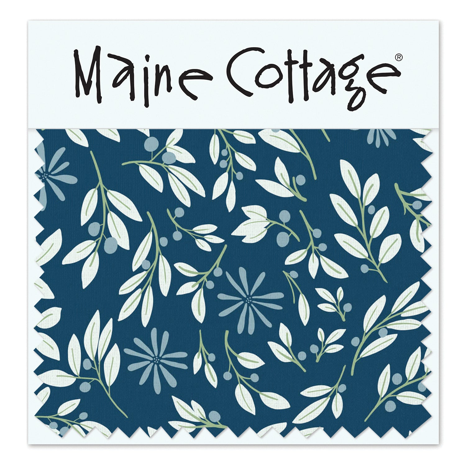 Maine Cottage Branch Out: Peacock Fabric Sample | Maine Cottage® 