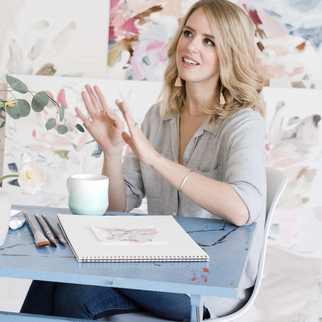 Taelor Fisher Abstract Floral Art Collection