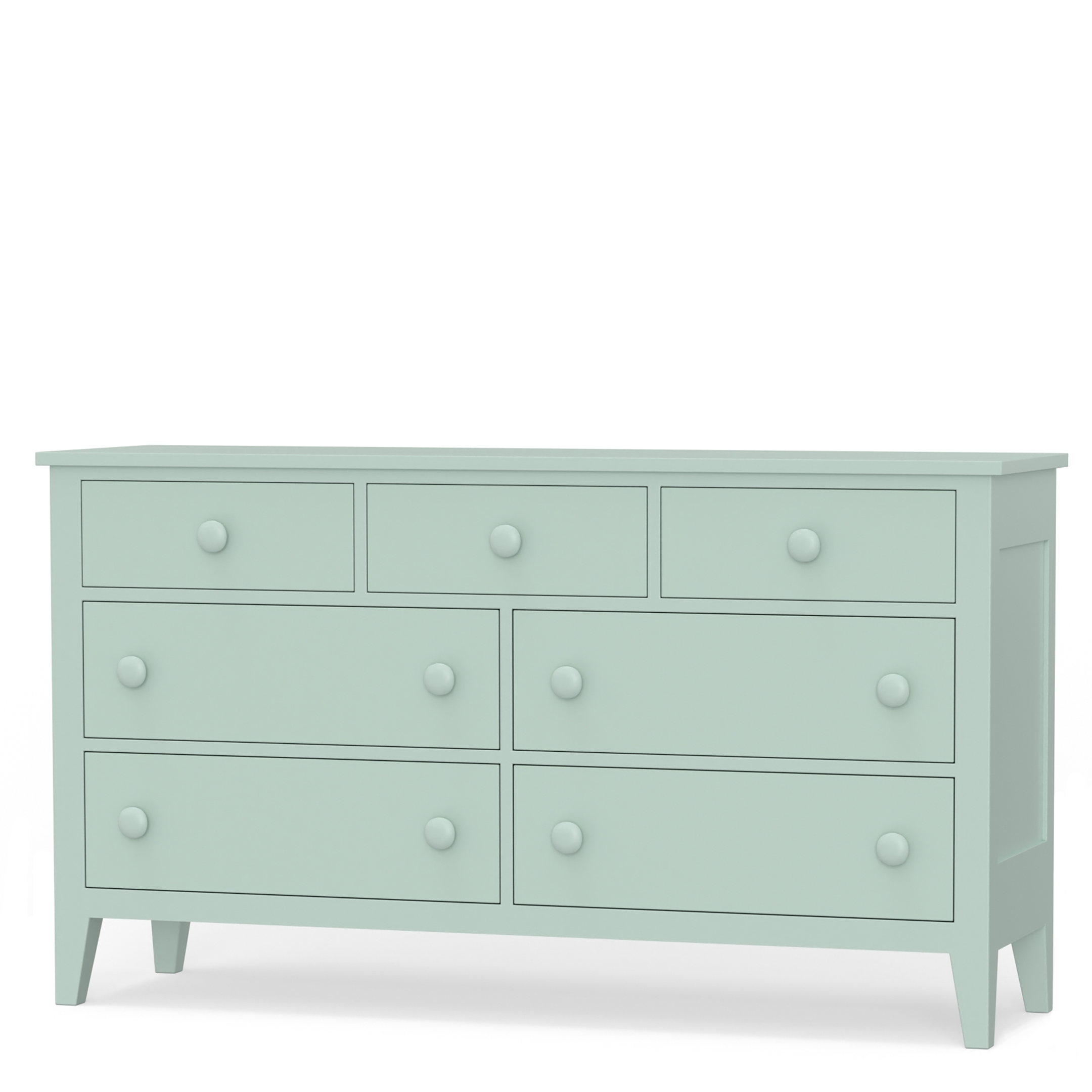 Maine Cottage Addy Double Dresser (65") | Colorful Painted Double Dresser 