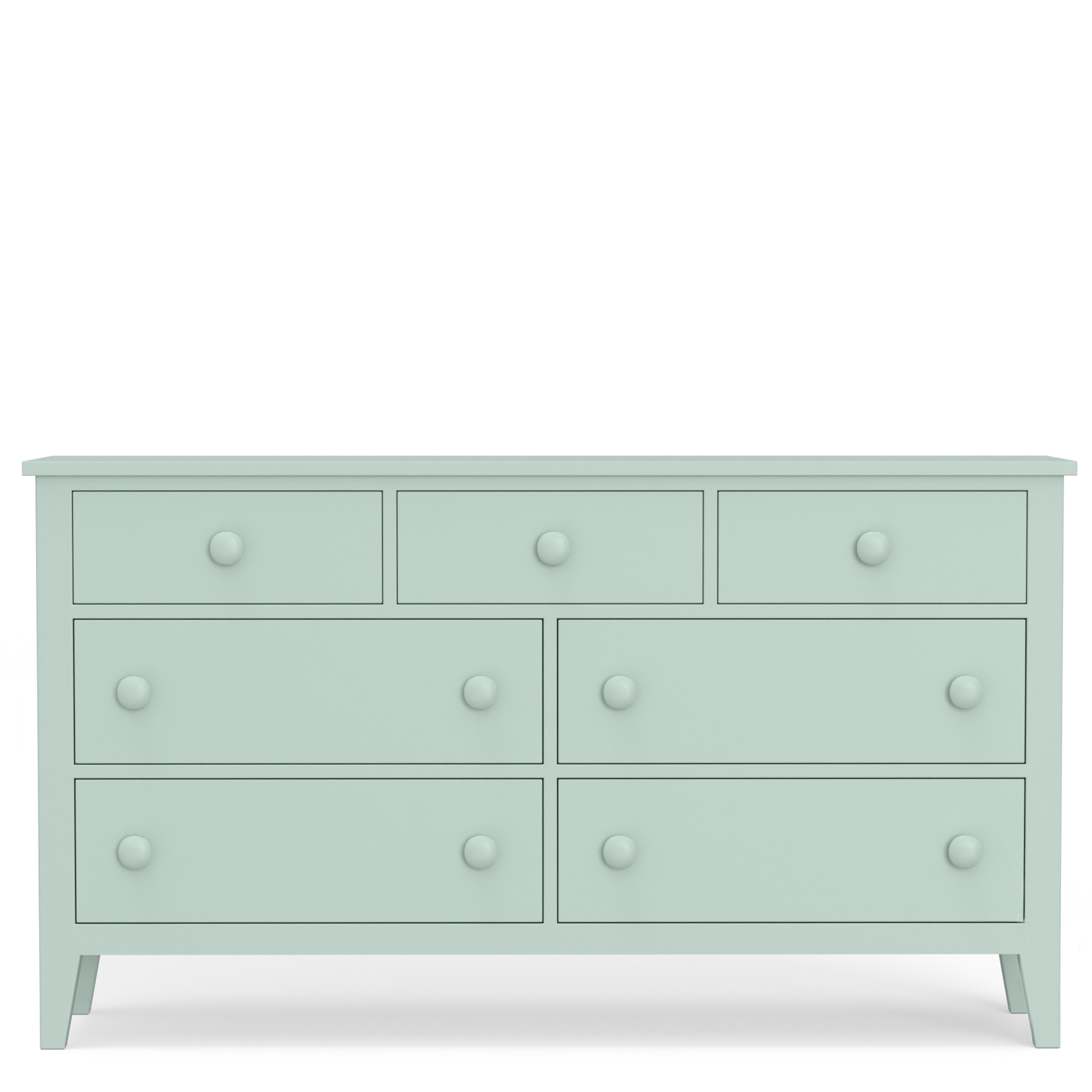 Maine Cottage Addy Double Dresser (65") | Colorful Painted Double Dresser 