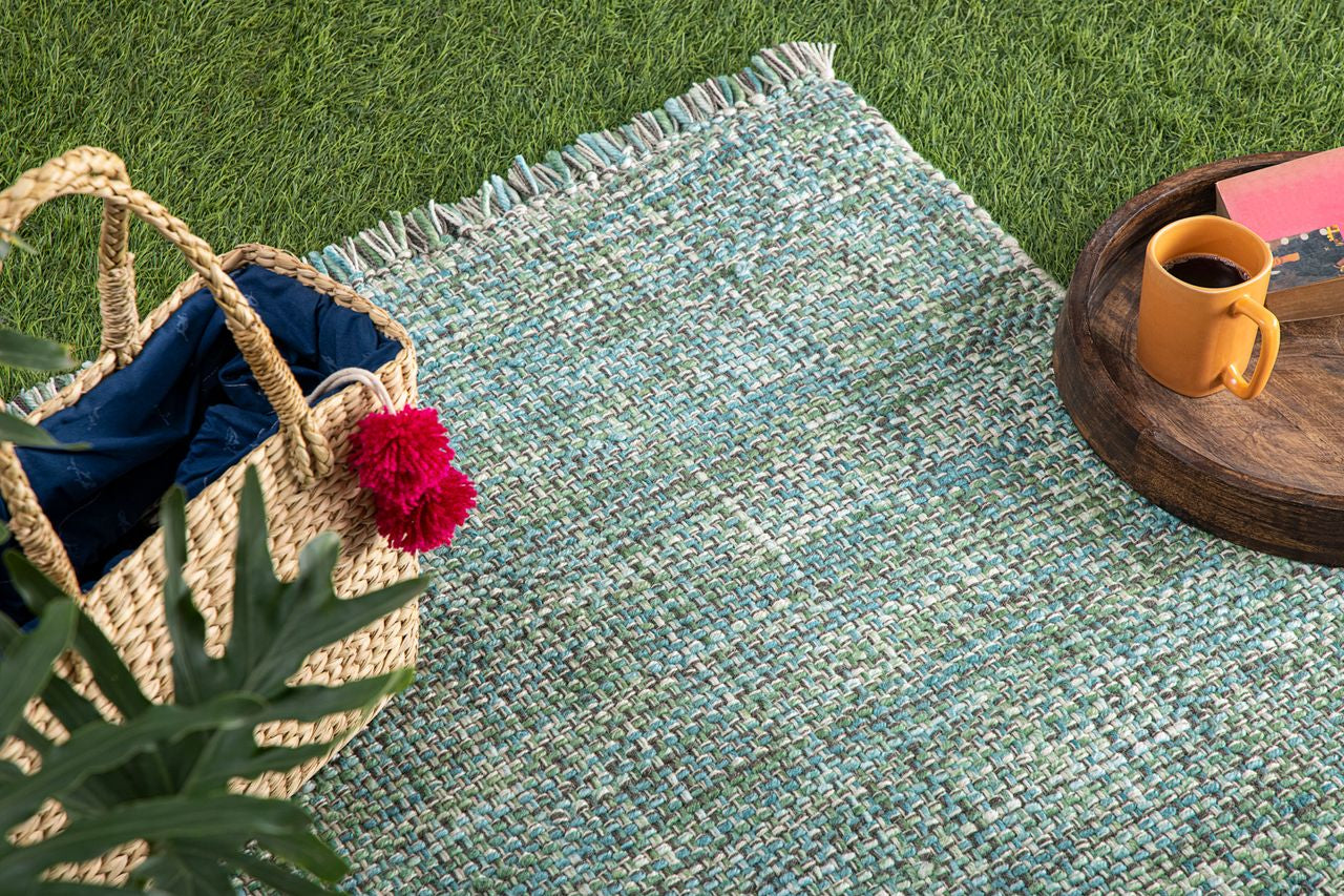 Maine Cottage Morris Teal Rug 