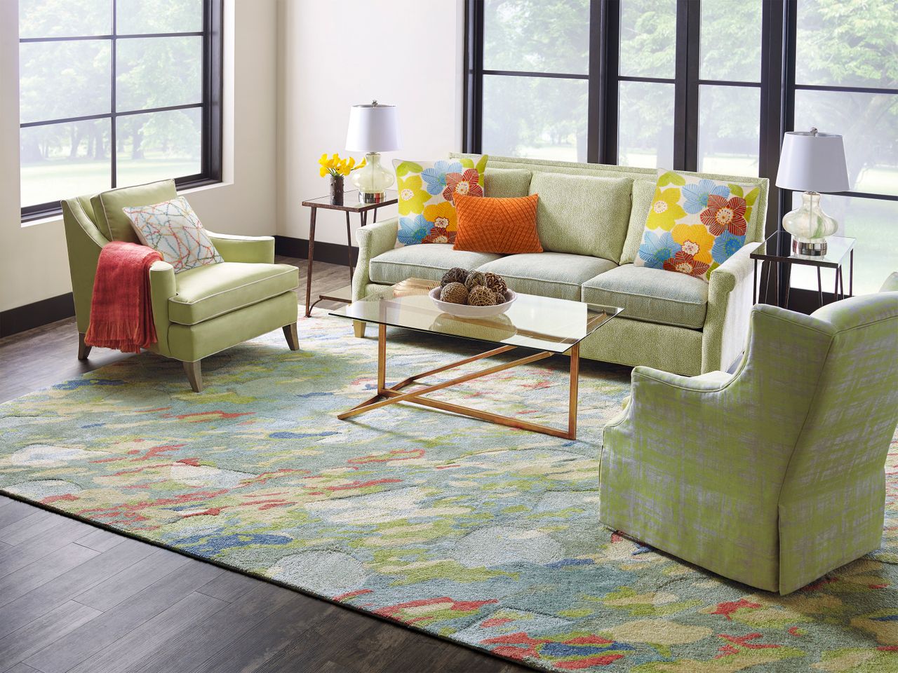 Maine Cottage Reflections Bamboo Viscose Rug 