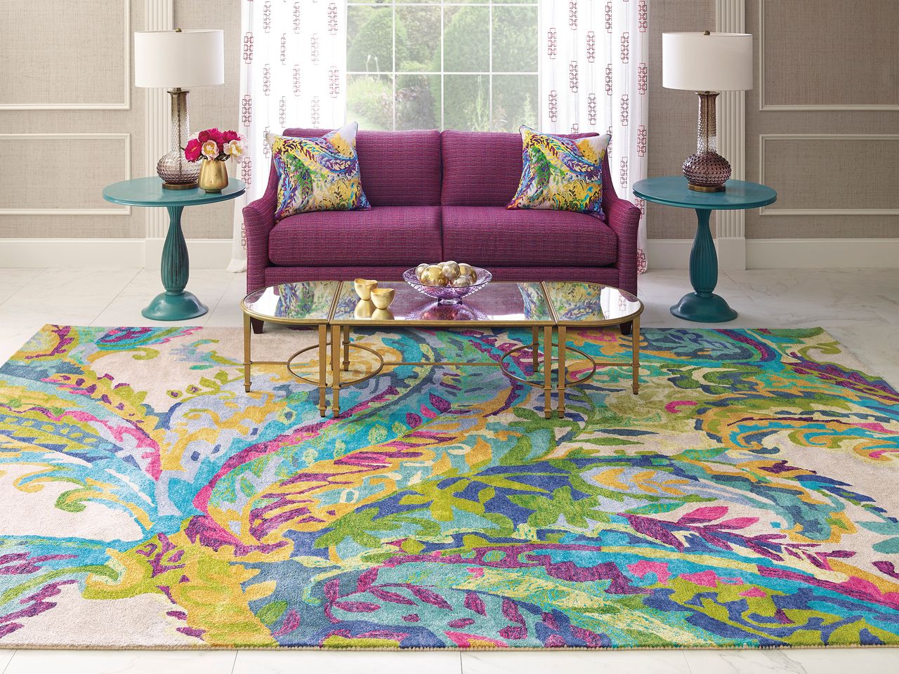 Maine Cottage Galleria Bamboo Viscose Rug 