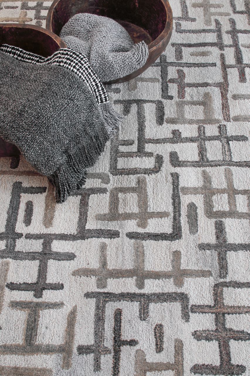 Maine Cottage Campbell Gray Geometric Rug 