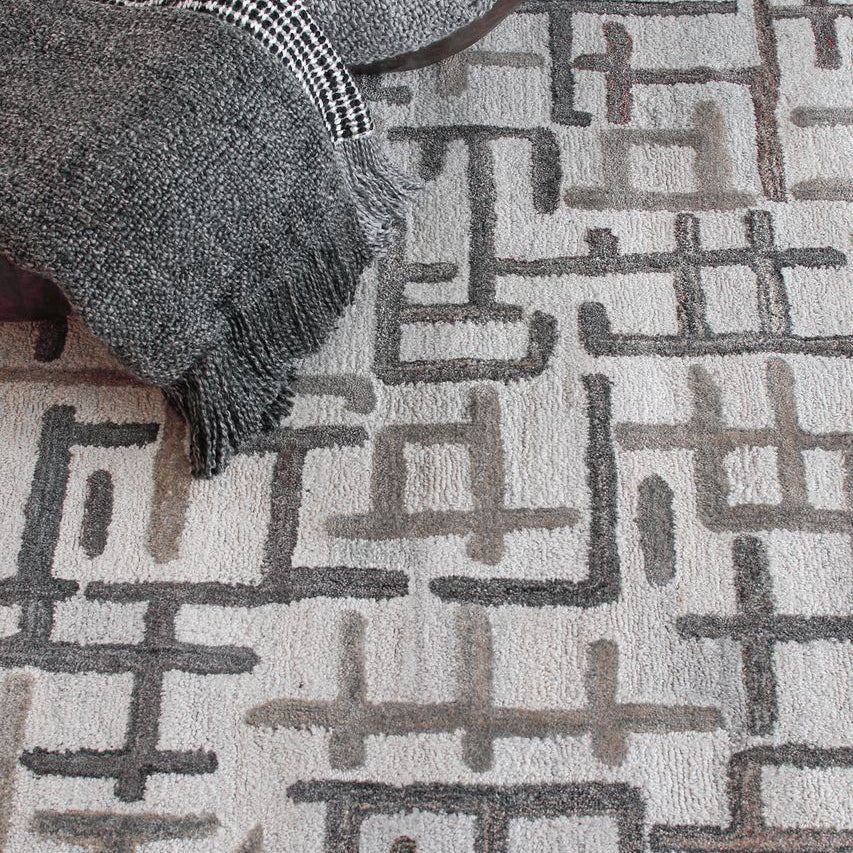 Maine Cottage Campbell Gray Geometric Rug 