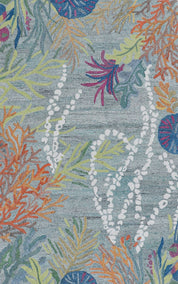 Maine Cottage Reef Aqua Rug 