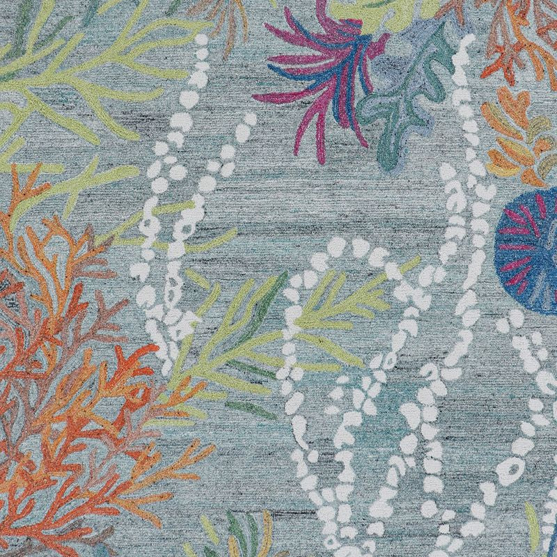 Maine Cottage Reef Aqua Rug 