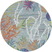 Maine Cottage Reef Aqua Rug 