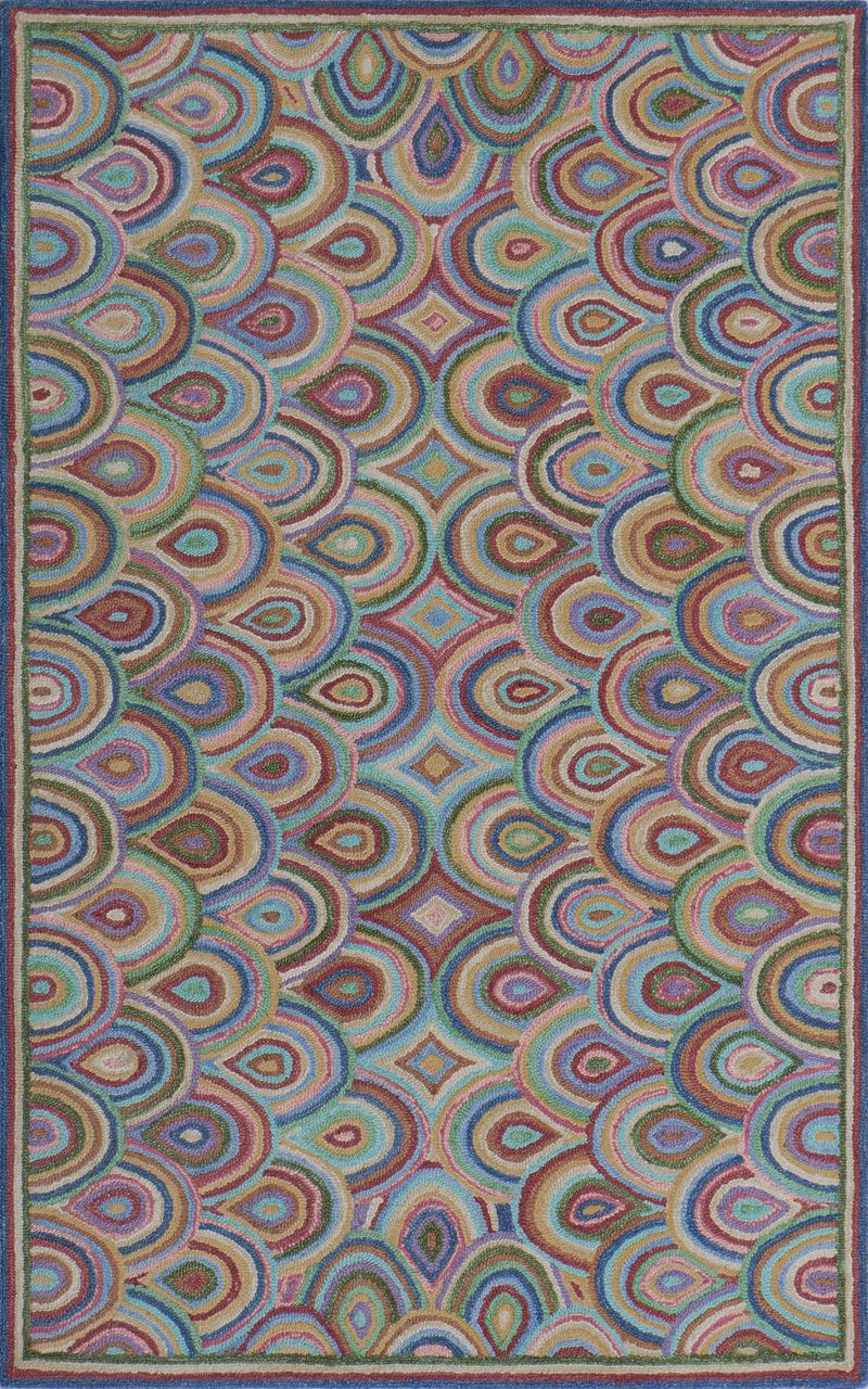 Maine Cottage Rainbows Wool Rug 