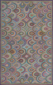Maine Cottage Rainbows Wool Rug 
