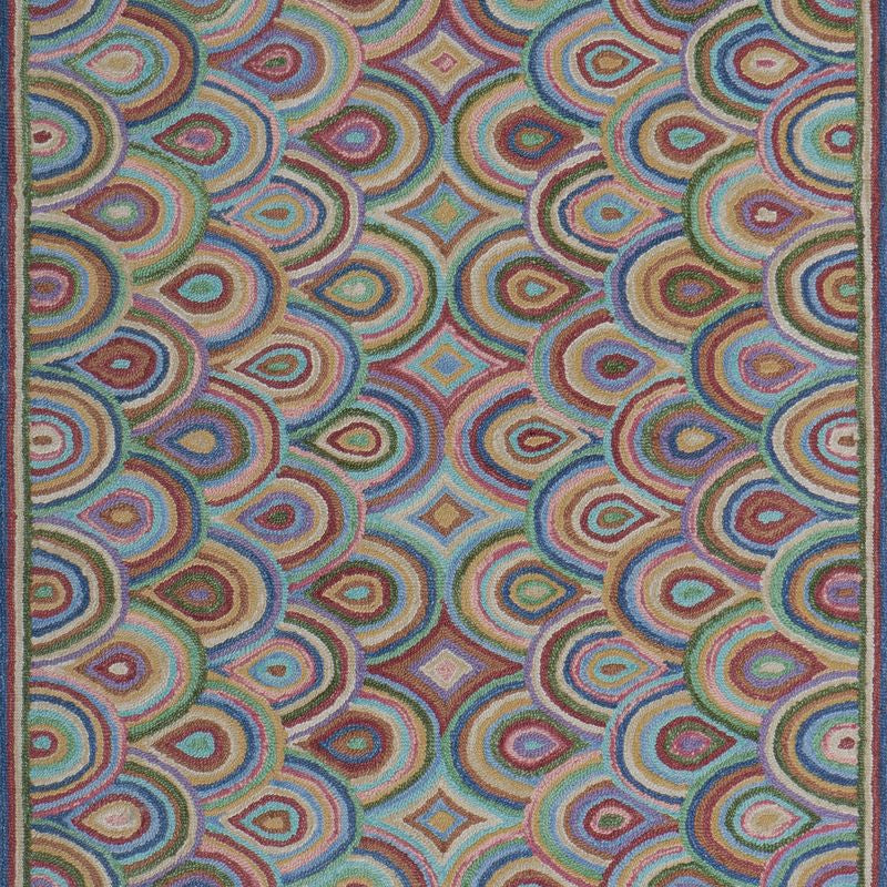 Maine Cottage Rainbows Wool Rug 