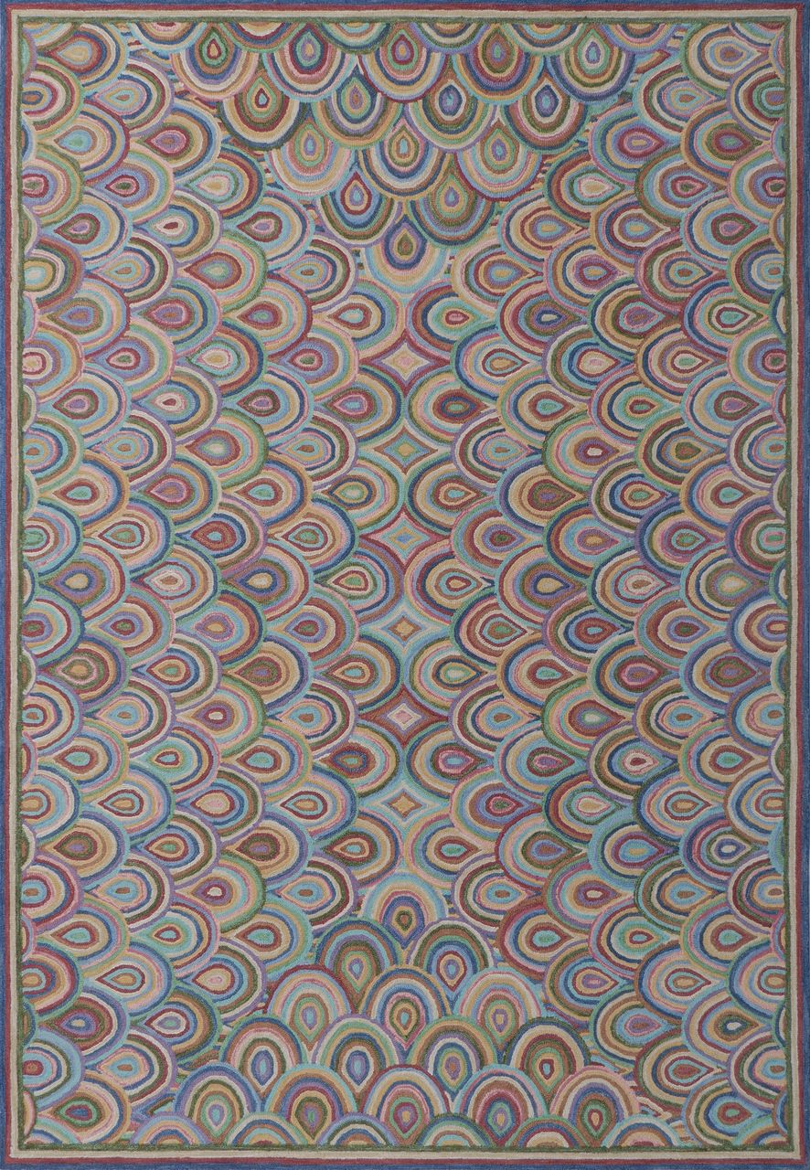 Maine Cottage Rainbows Wool Rug 