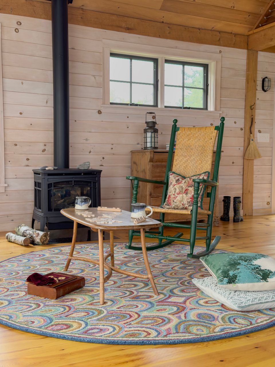 Maine Cottage Rainbows Wool Rug 