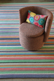 Maine Cottage Colori Striped Wool Rug 