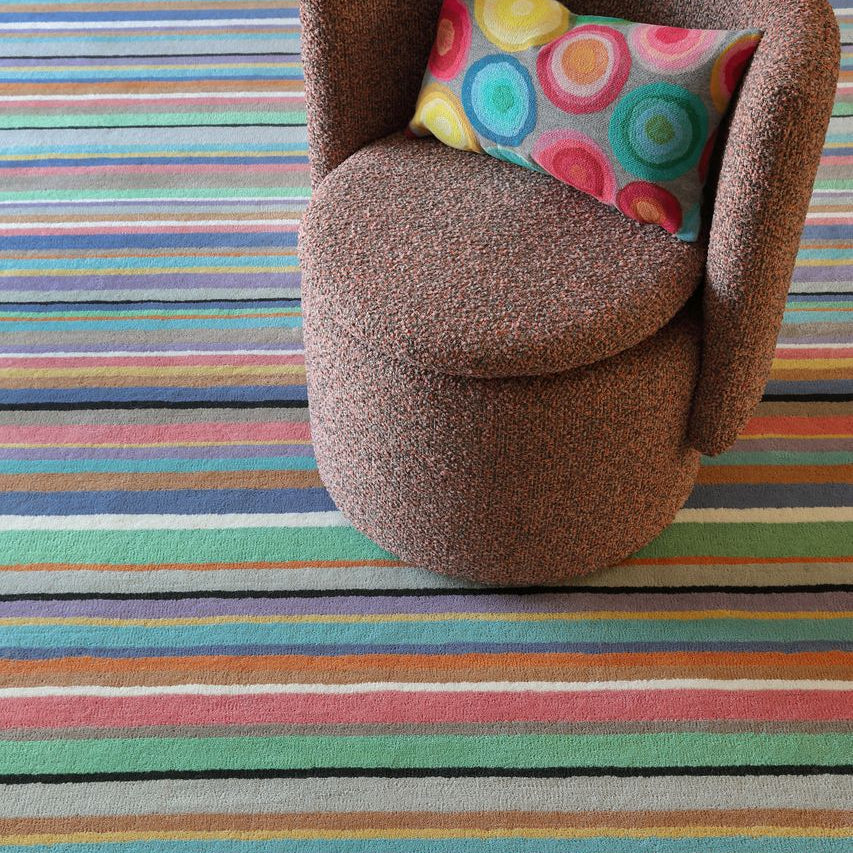 Maine Cottage Colori Striped Wool Rug 