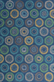 Maine Cottage Dandelion Cobalt Wool Rug 