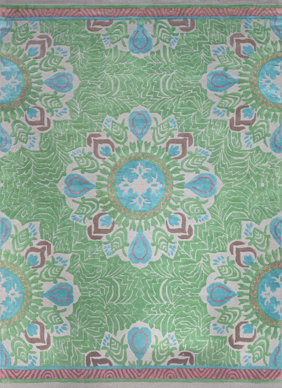 Maine Cottage Oasis Jade Wool Rug 