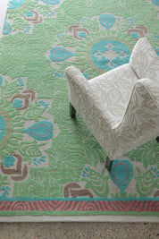 Maine Cottage Oasis Jade Wool Rug 