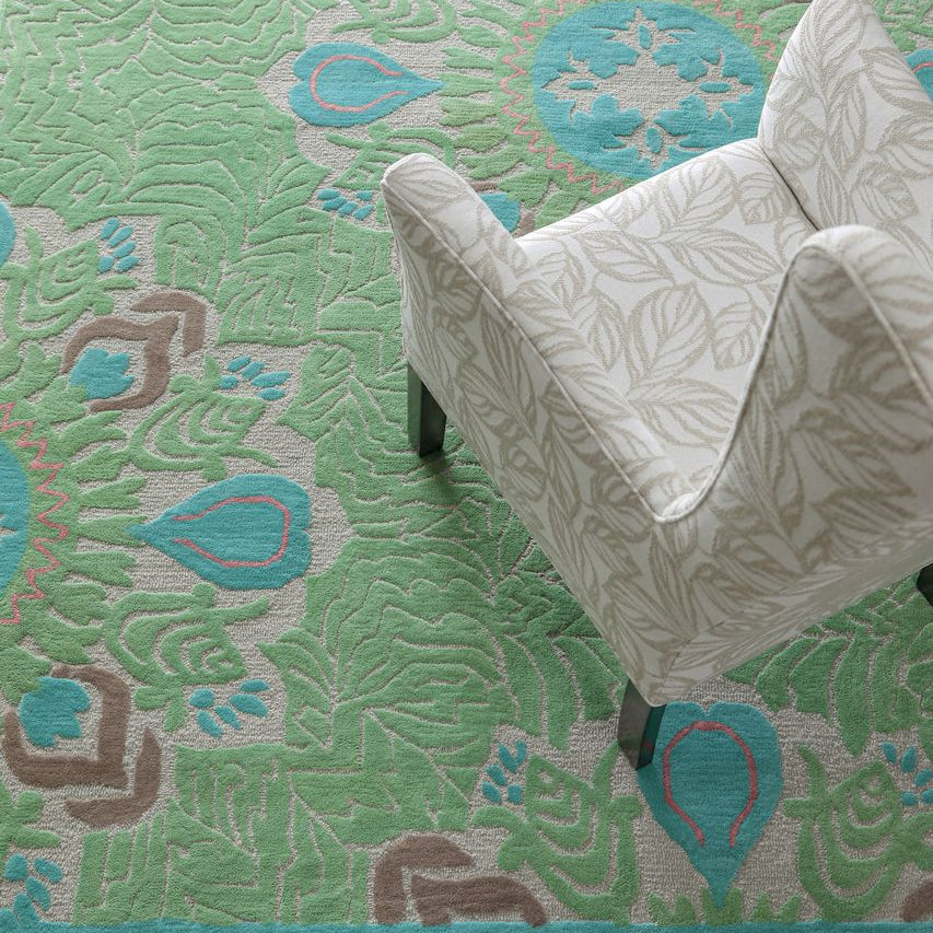 Maine Cottage Oasis Jade Wool Rug 