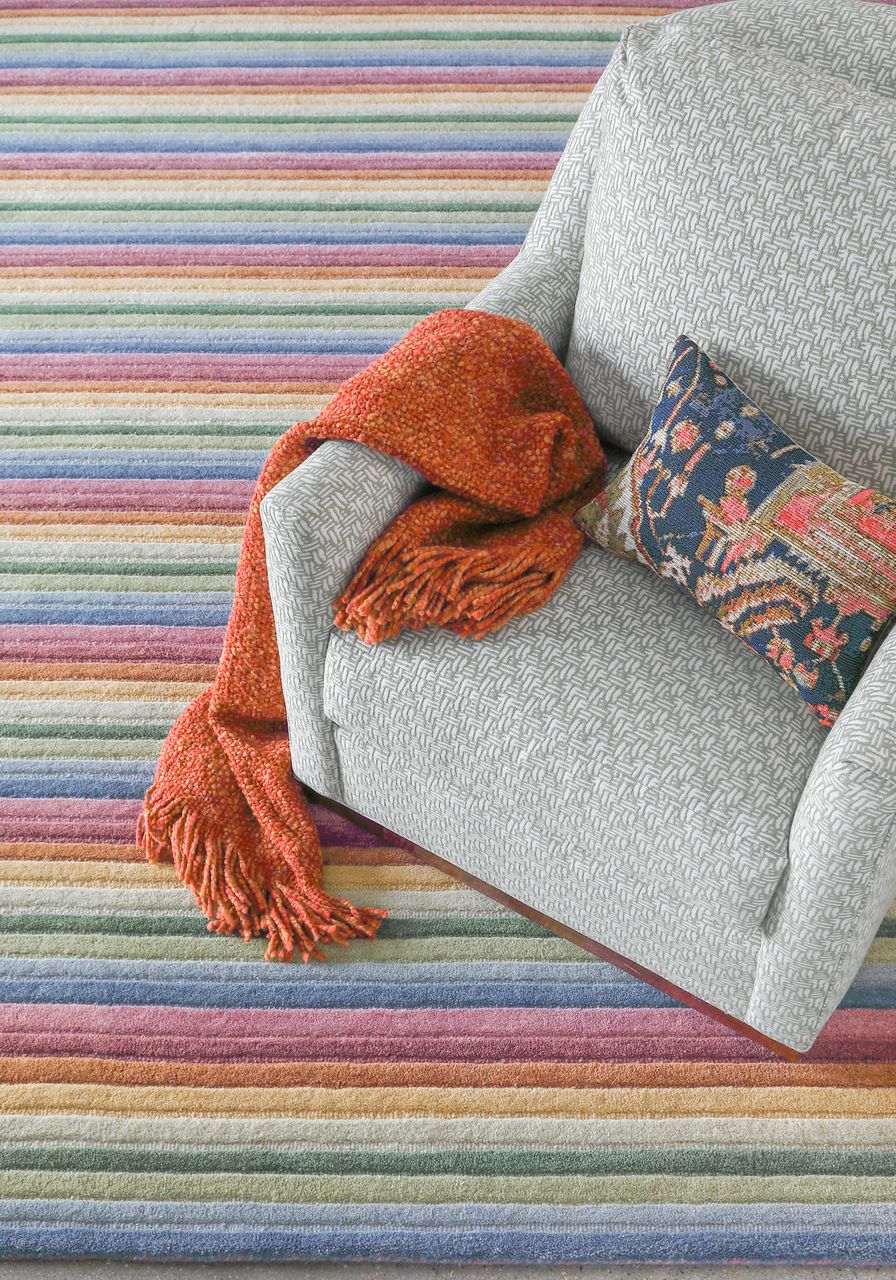 Maine Cottage Surrey Stripe Wool Rug 