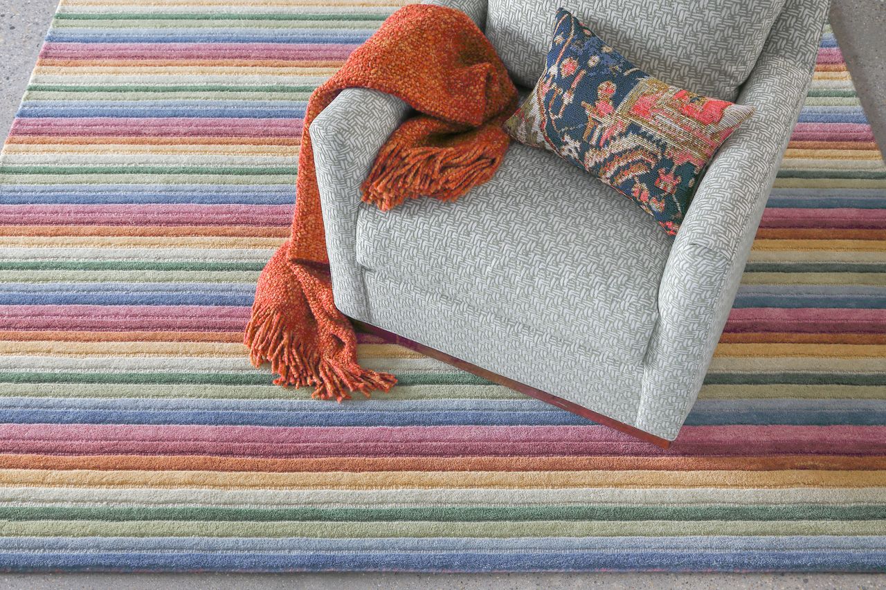 Maine Cottage Surrey Stripe Wool Rug 
