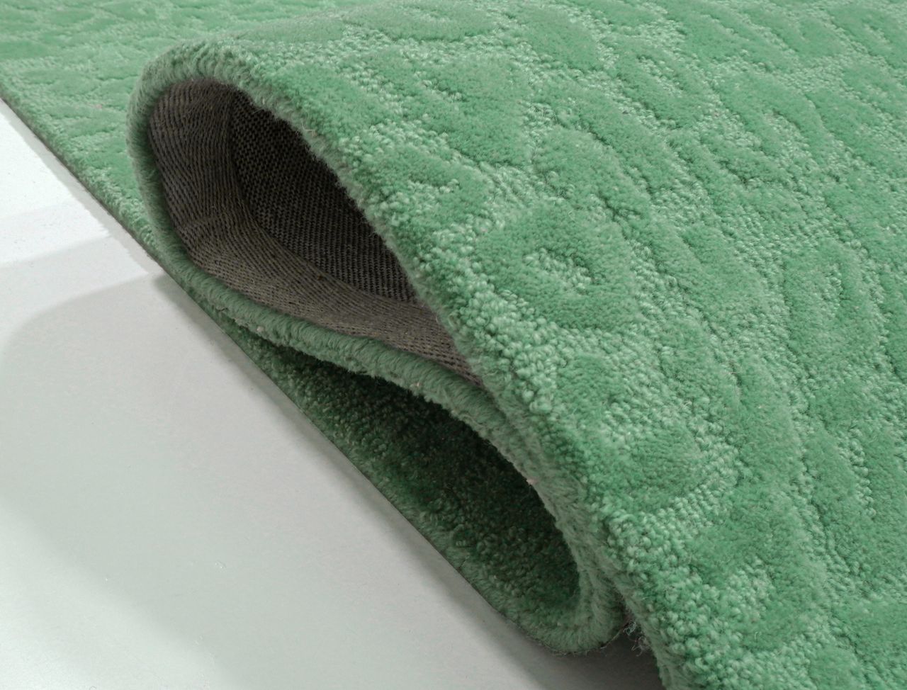 Maine Cottage Leopardess Soft Jade Wool Rug 