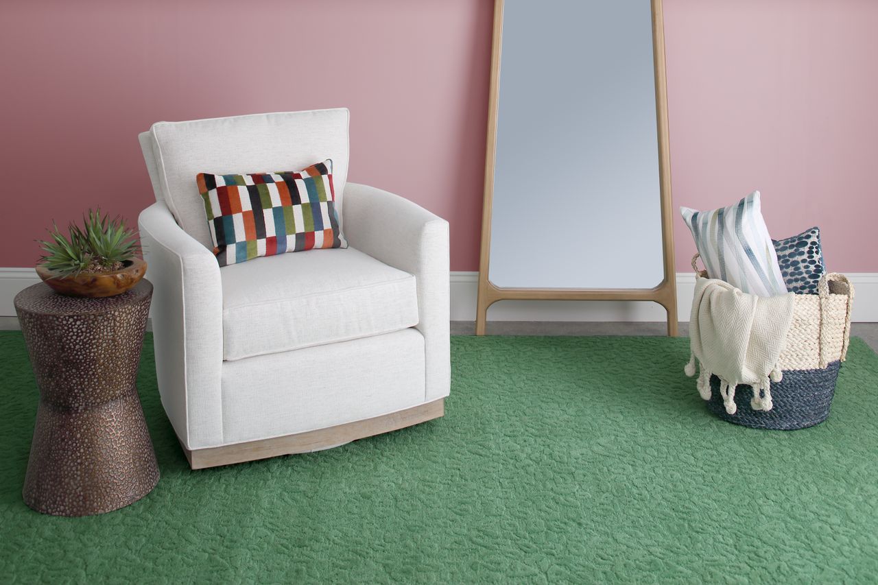 Maine Cottage Leopardess Soft Jade Wool Rug 