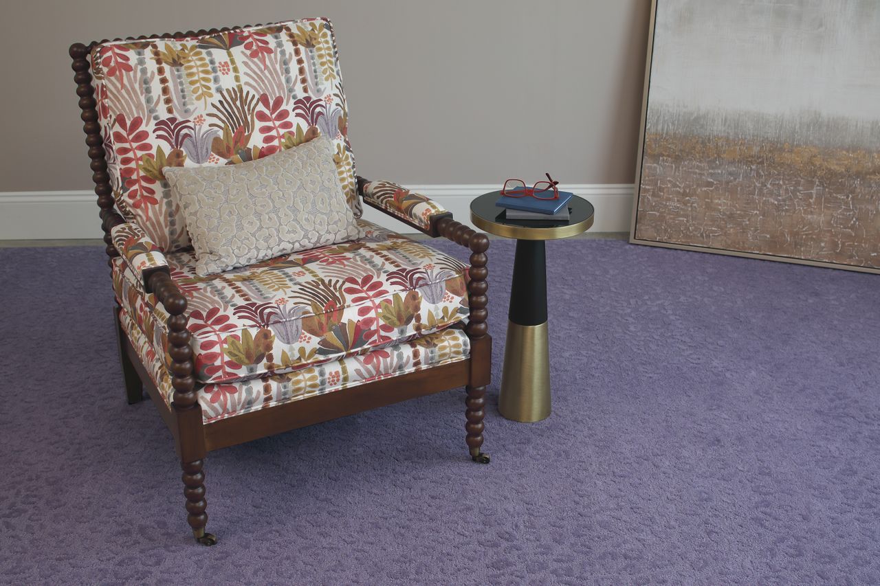 Maine Cottage Leopardess Lavender Wool Rug 