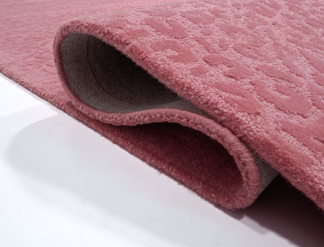 Maine Cottage Leopardess Dusty Rose Wool Rug 