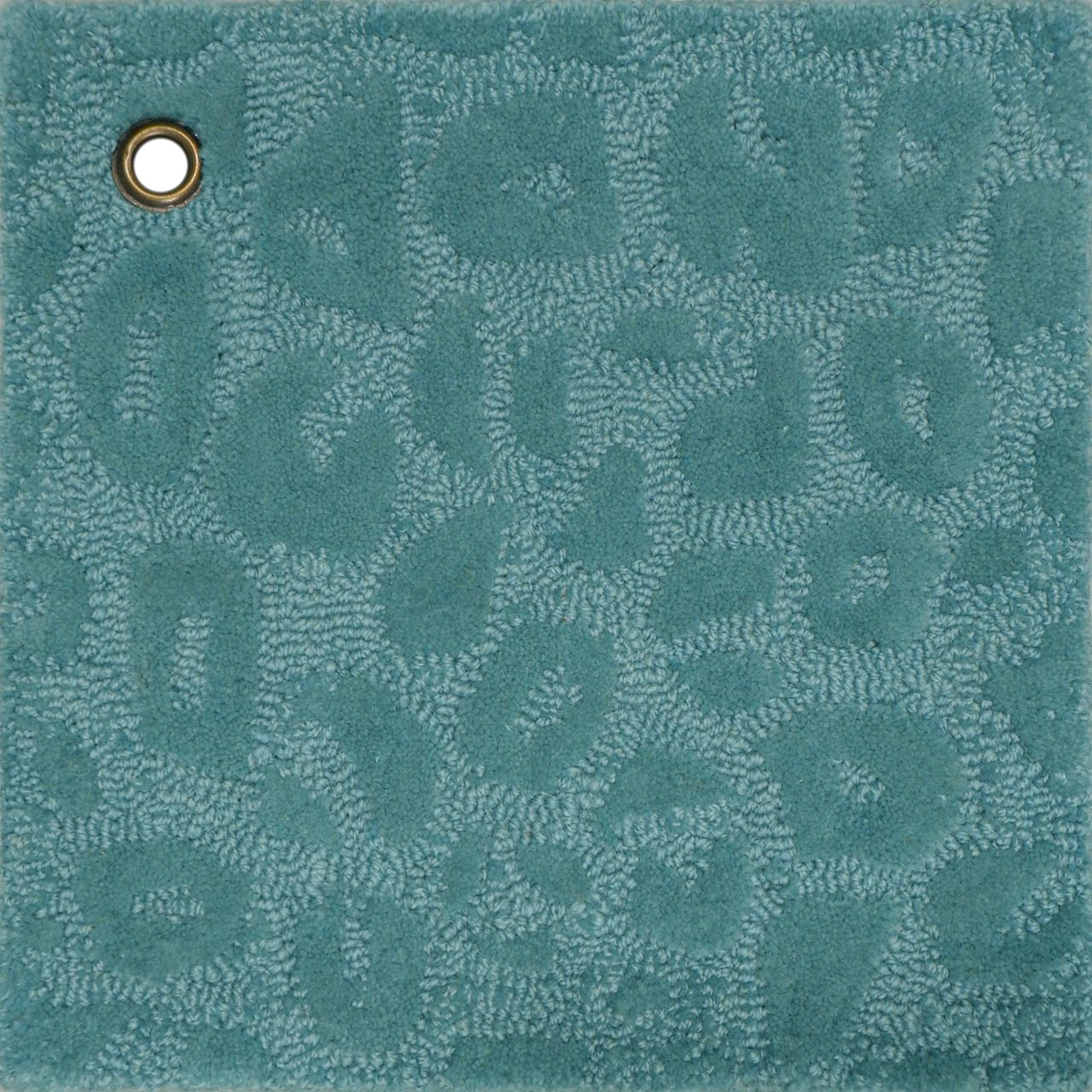 Maine Cottage Leopardess Dusty Turquoise Wool Rug 