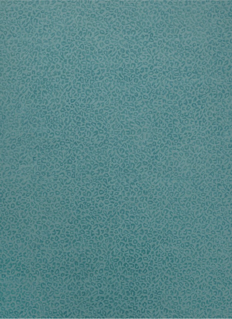 Maine Cottage Leopardess Dusty Turquoise Wool Rug 