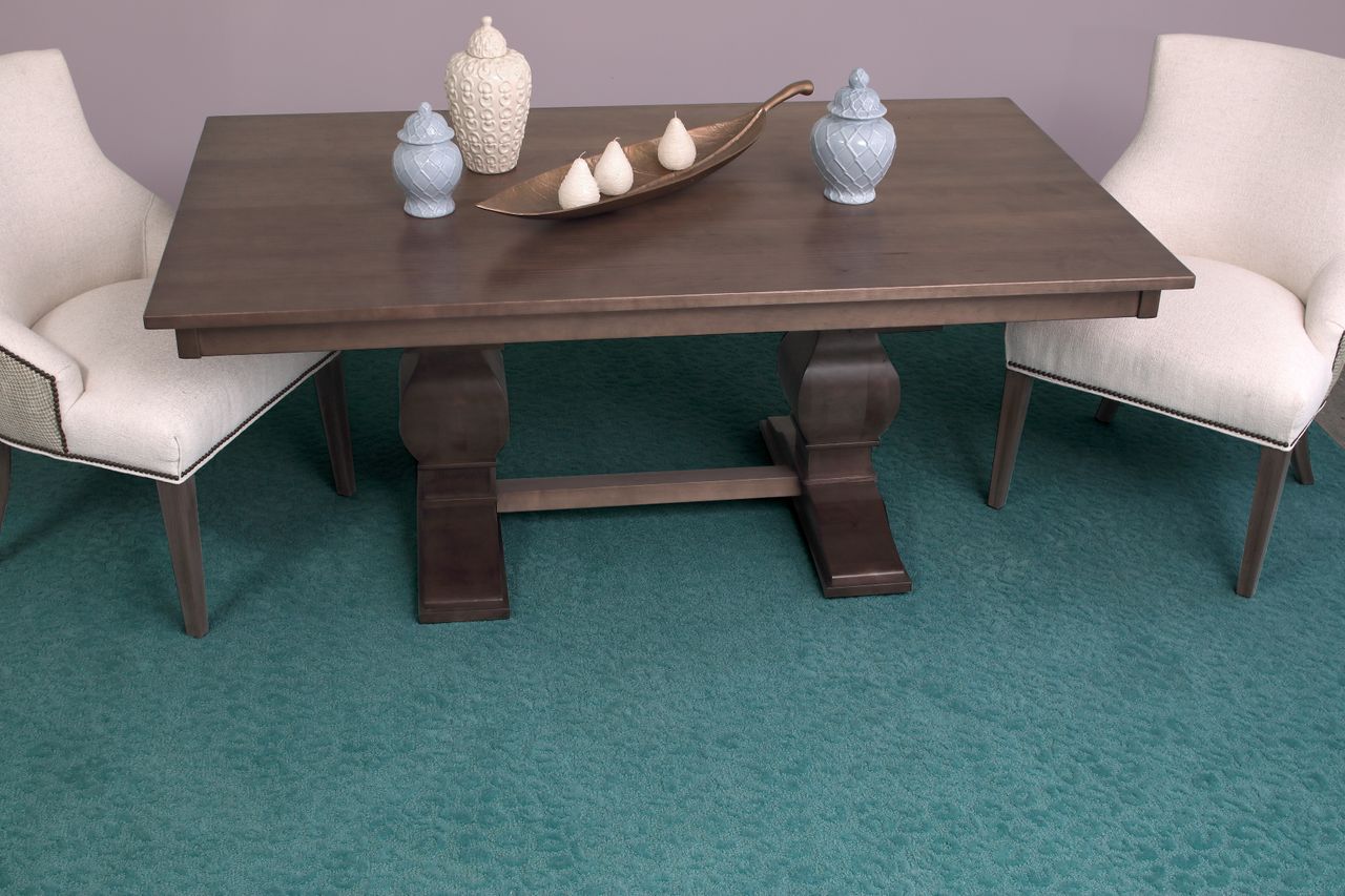 Maine Cottage Leopardess Dusty Turquoise Wool Rug 