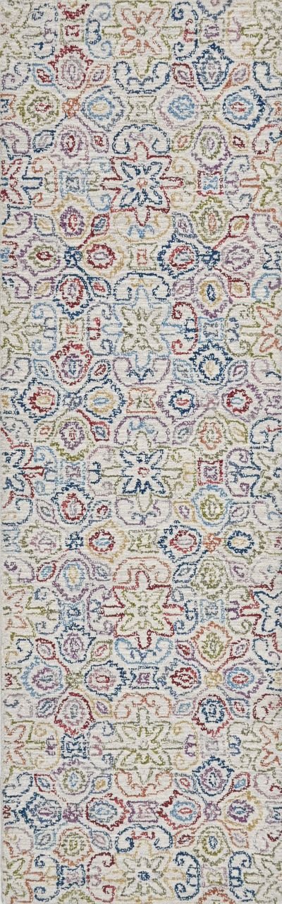 Maine Cottage Cross Stitch Wool Rug 