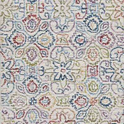 Maine Cottage Cross Stitch Wool Rug 