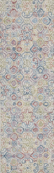 Maine Cottage Cross Stitch Wool Rug 