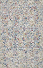 Maine Cottage Cross Stitch Wool Rug 