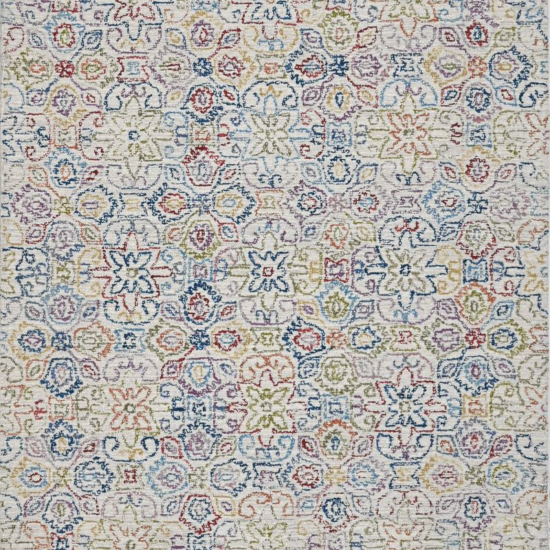 Maine Cottage Cross Stitch Wool Rug 