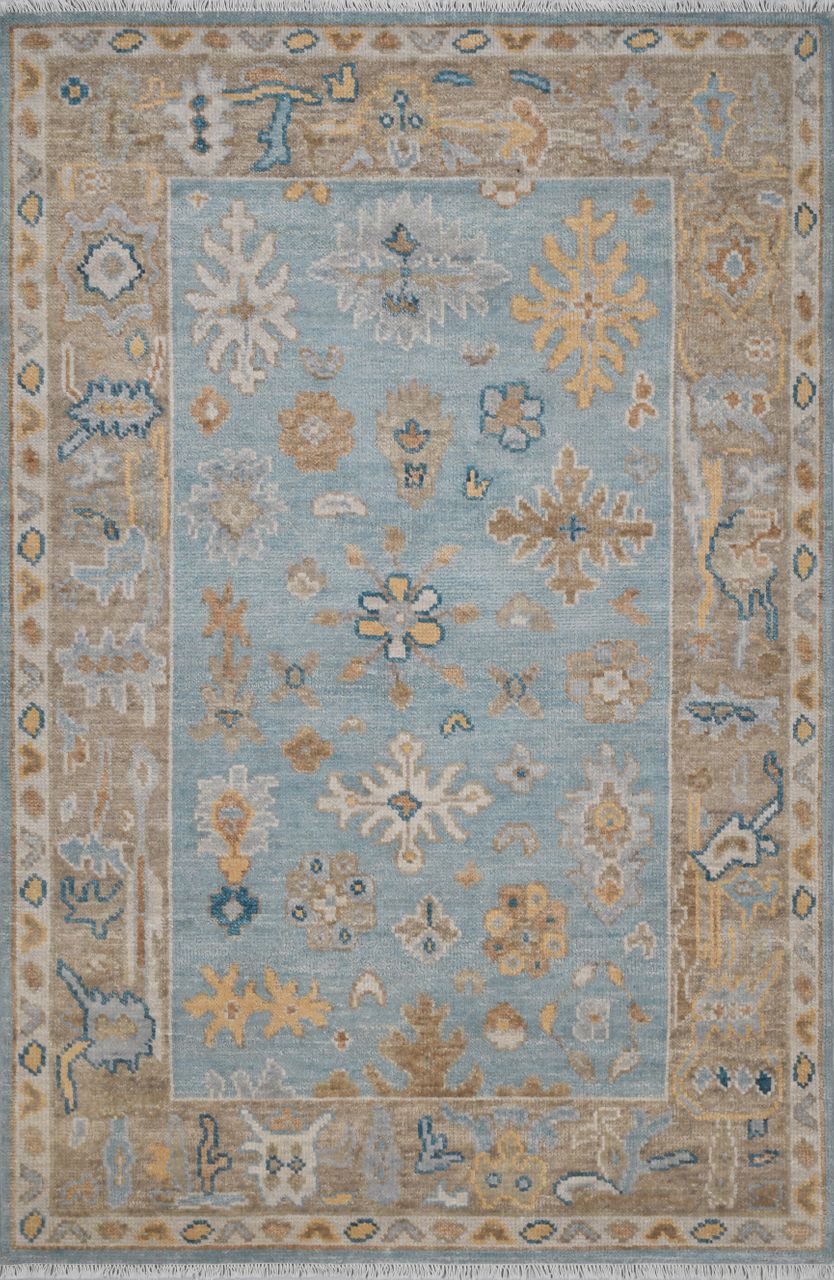 Maine Cottage Dunes Ocean Wool Rug 