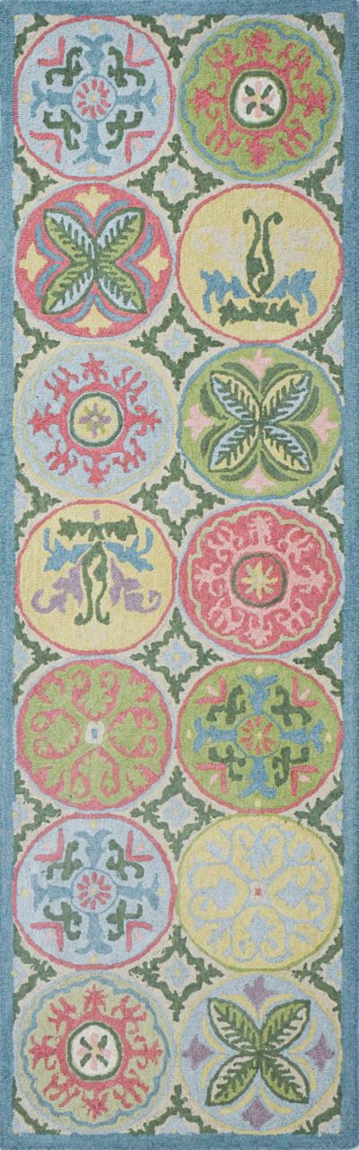 Maine Cottage Mosaic Tiles Wool Rug 