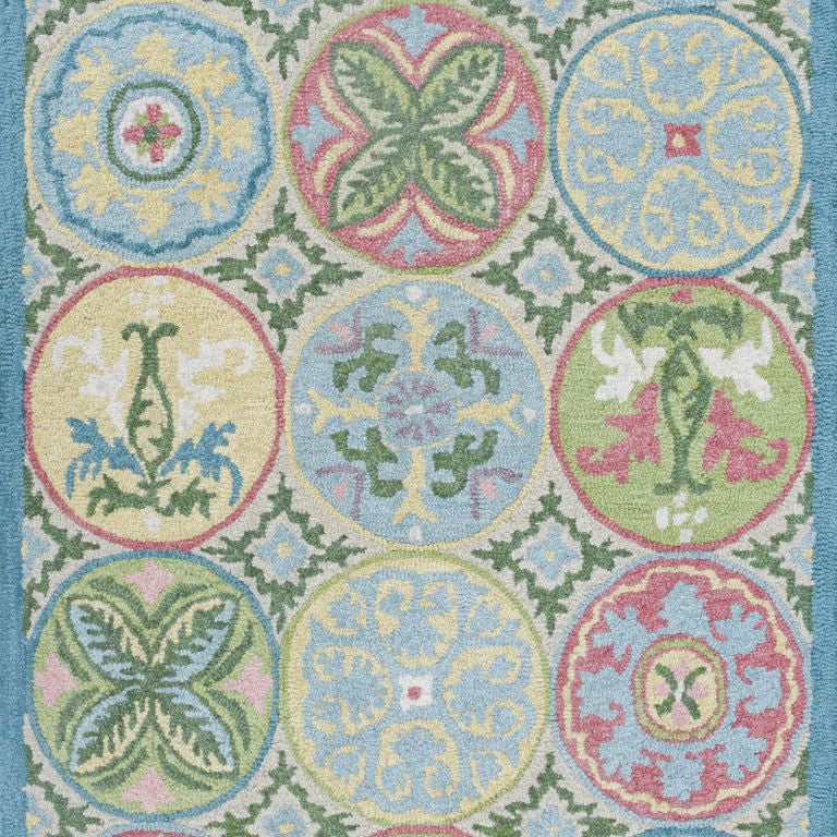 Maine Cottage Mosaic Tiles Wool Rug 