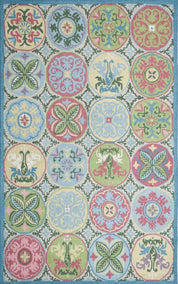 Maine Cottage Mosaic Tiles Wool Rug 