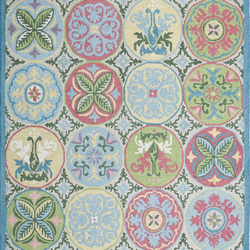 Maine Cottage Mosaic Tiles Wool Rug 