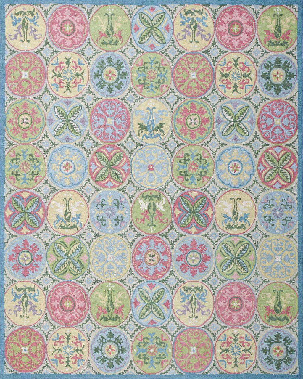 Maine Cottage Mosaic Tiles Wool Rug 